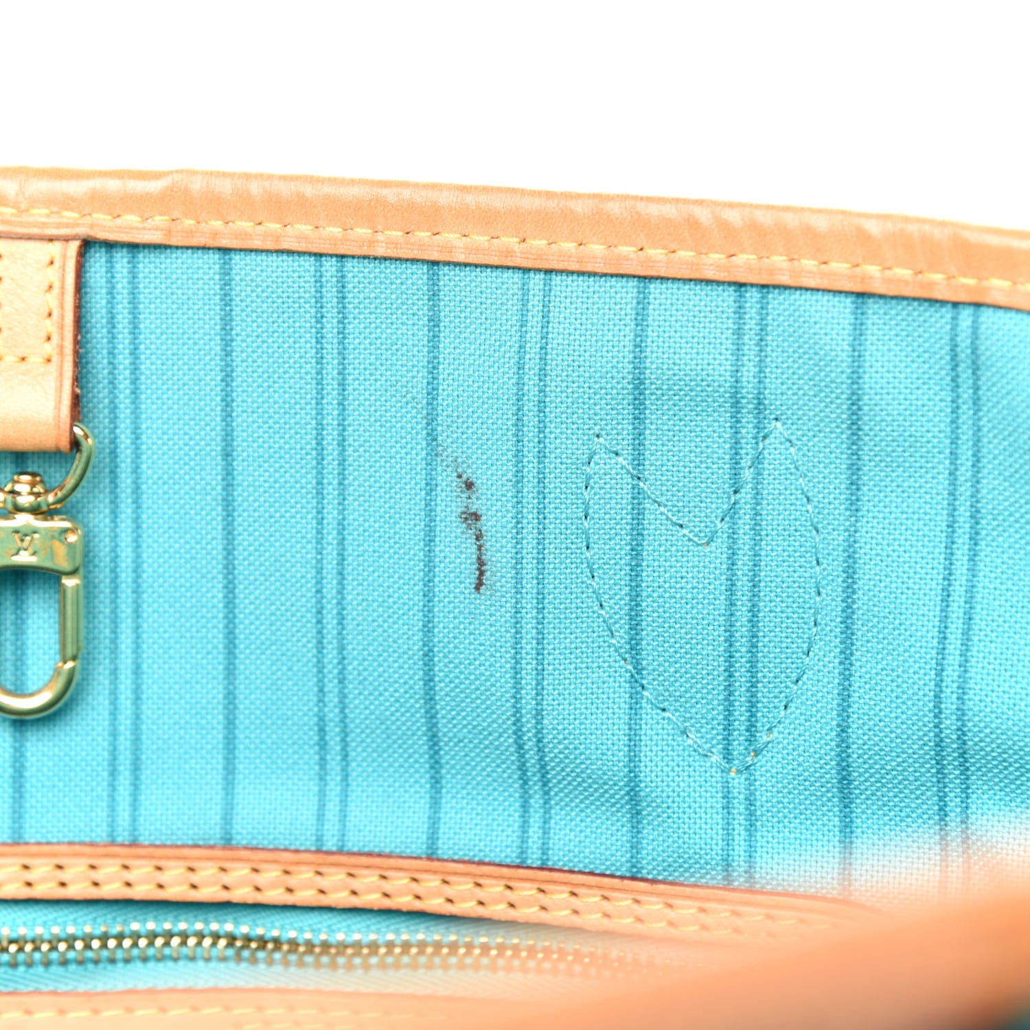 Louis Vuitton Monogram V Neverfull MM Turquoise 7 of 11
