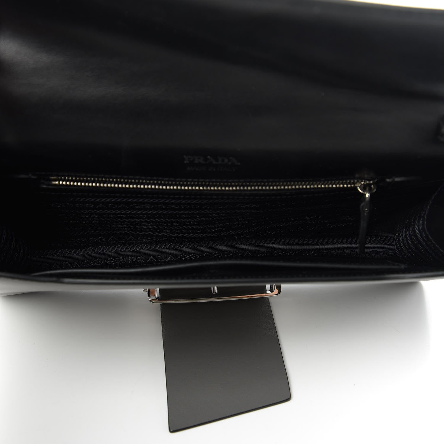 Prada City Calf Plex Ribbon Bag Cammeo Bianco Marmo 5 of 10