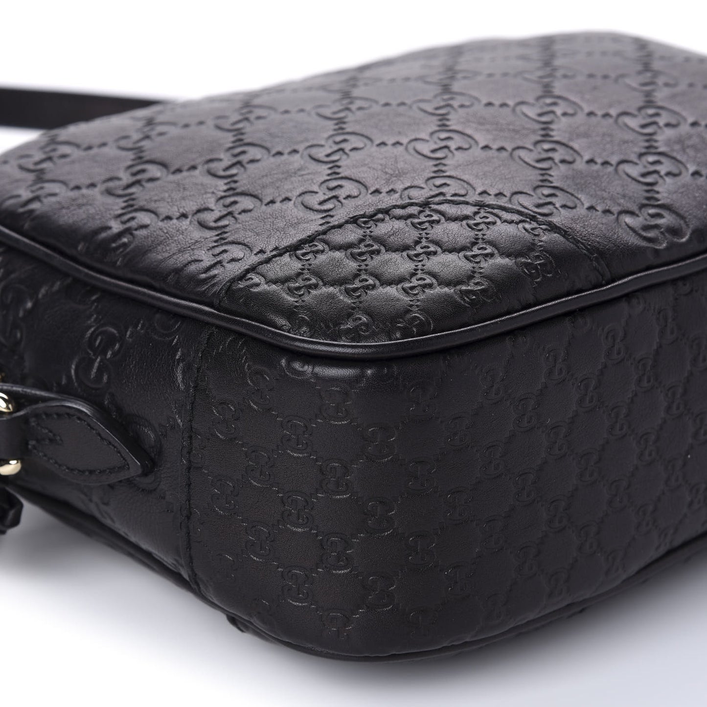 Guccissima Mini Bree Messenger Bag Black