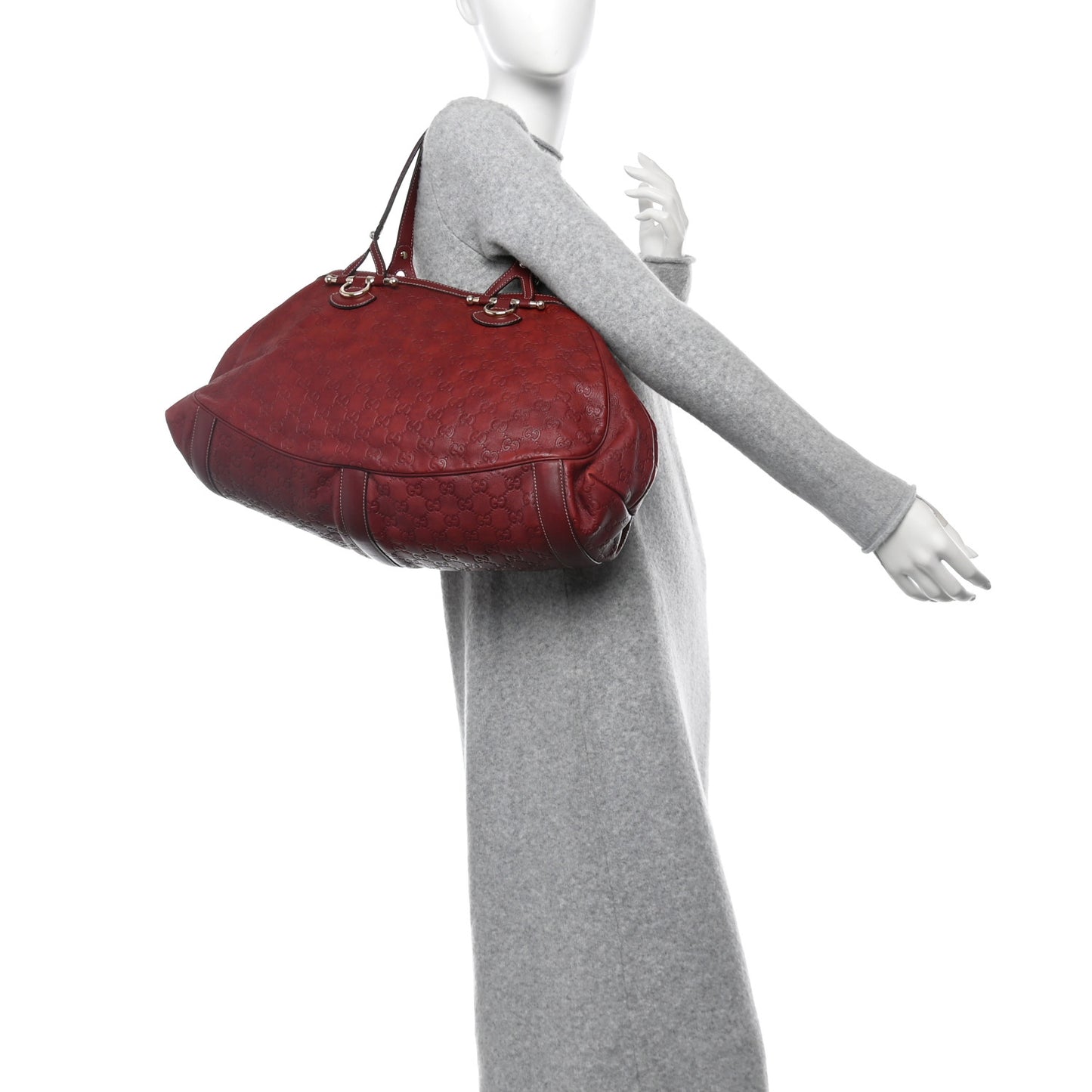 Guccissima Shoulder Bag Red