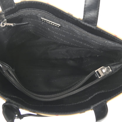 Burberry House Check Small Tote Black 5 of 10