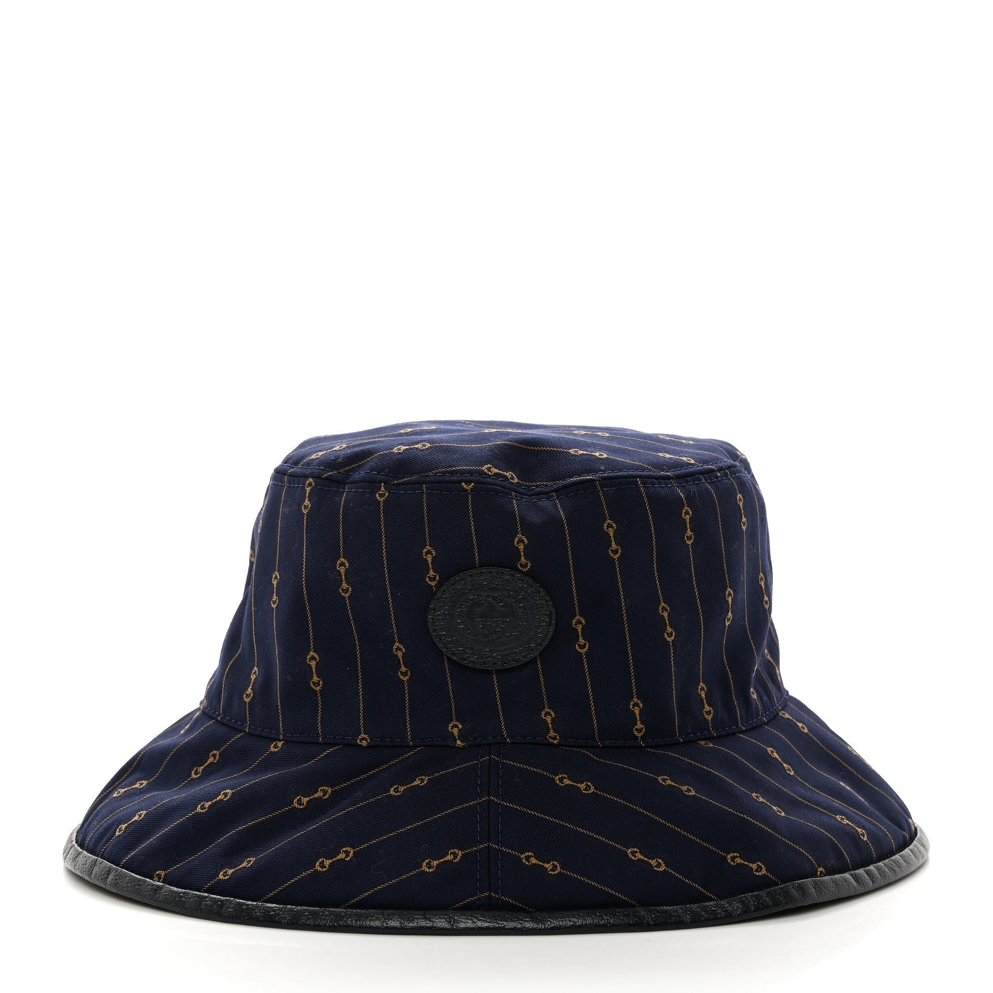 Monogram Bob Double Back Reversible Bucket Hat S Beige Midnight Blue