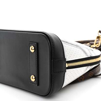 Louis Vuitton X FORNASETTI Calfskin Architettura Alma BB Black White 10 of 10