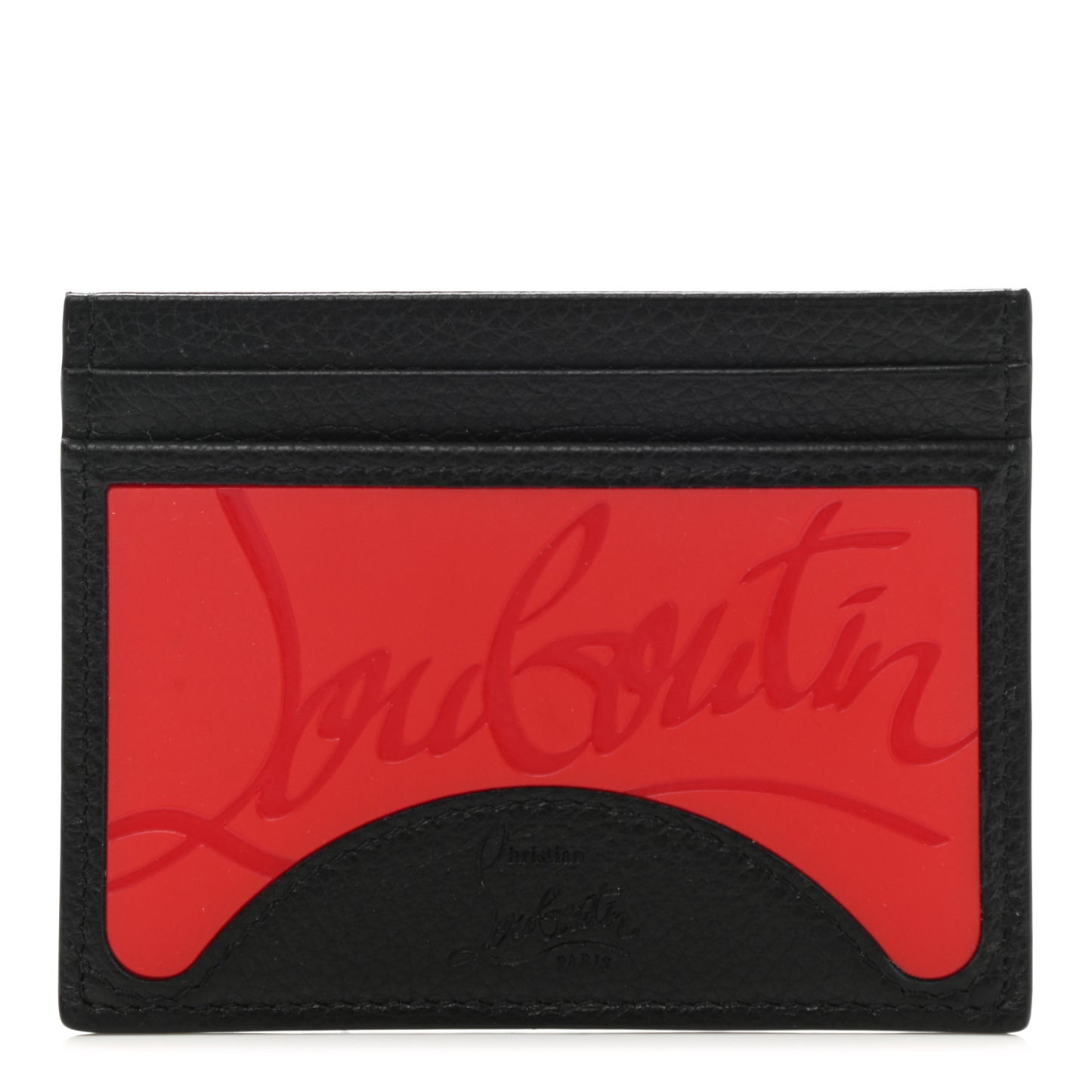 Calfskin Kios Card Holder Black