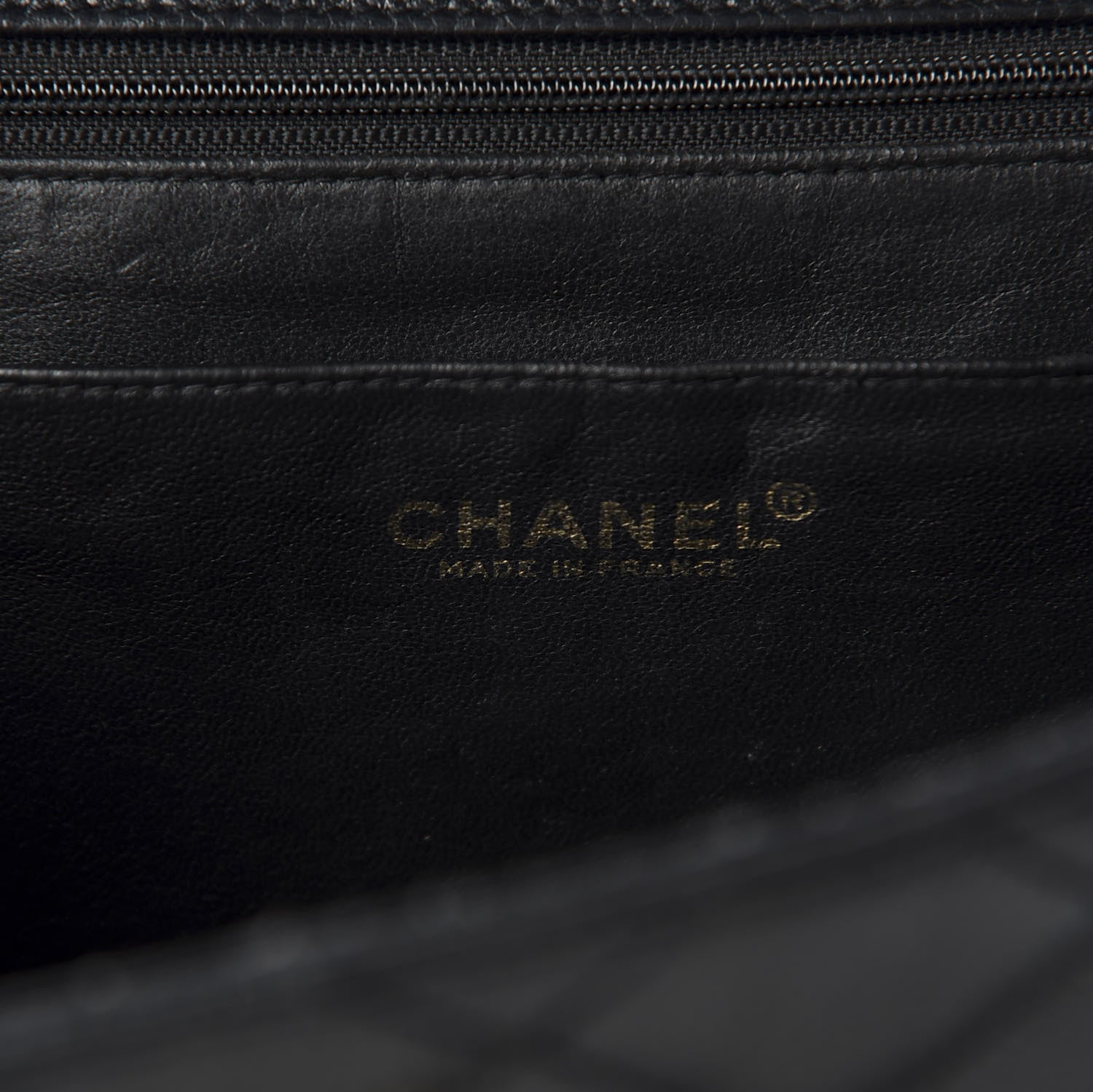 Chanel Caviar Quilted Jumbo Kelly Flap Black 7 of 9