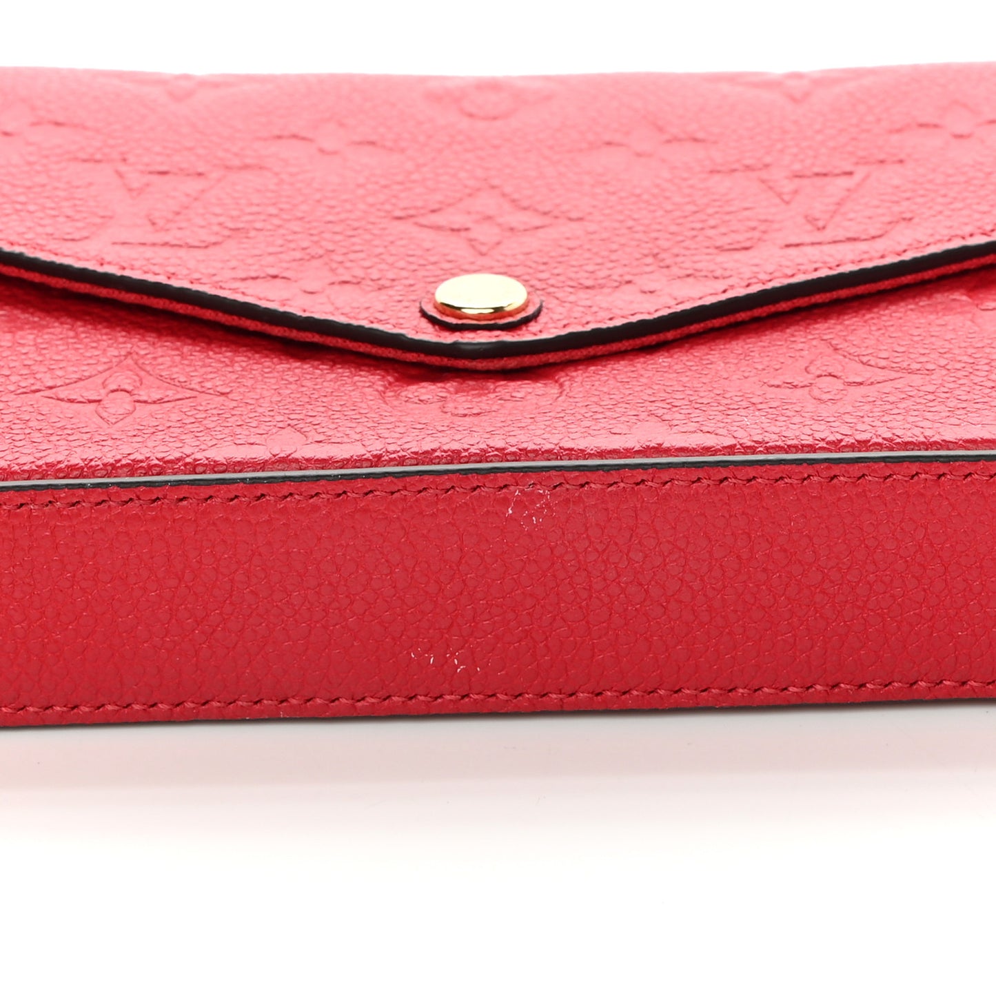 Empreinte Pochette Felicie Chain Wallet Scarlet
