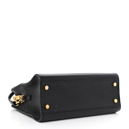 Saint Laurent Smooth Calfskin Small Monogram Cabas Black 4 of 10