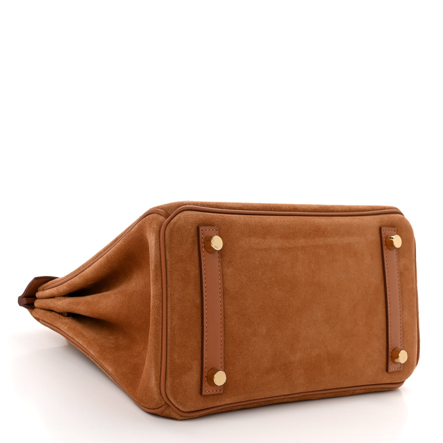 Hermes Veau Doblis Swift Grizzly Birkin 25 Gold 4 of 11