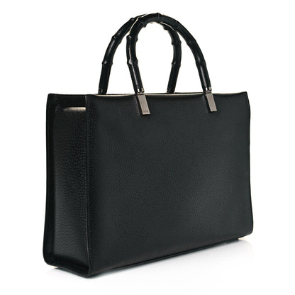 Gucci Cinghiale Bamboo Tote Black 3 of 10