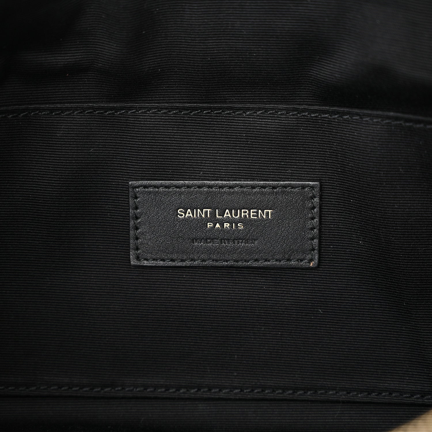 Saint Laurent Grain De Poudre Monogram Belt Bag Black 6 of 14