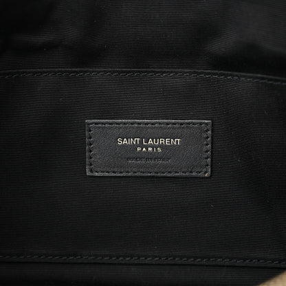 Saint Laurent Grain De Poudre Monogram Belt Bag Black 6 of 14