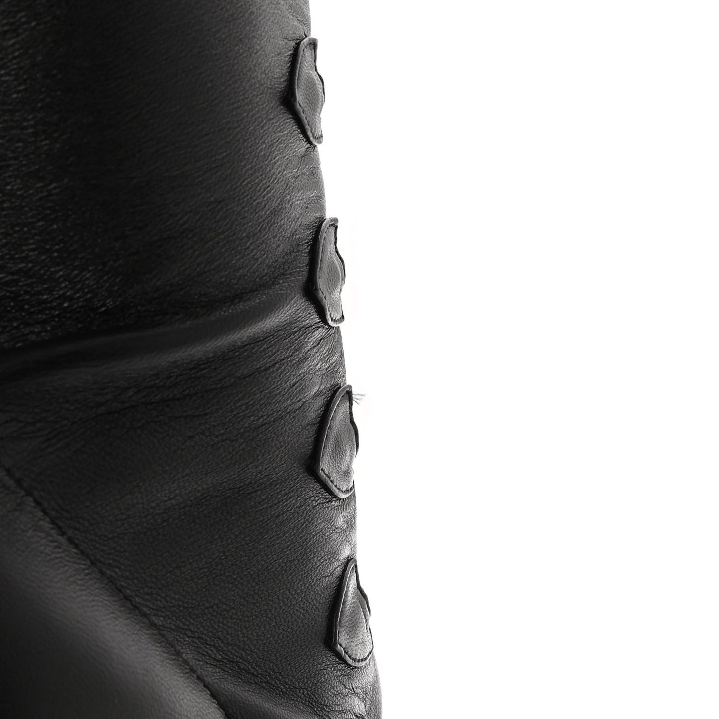 Nappa So Frenchissima 100 Knee High Boots 38.5 Black