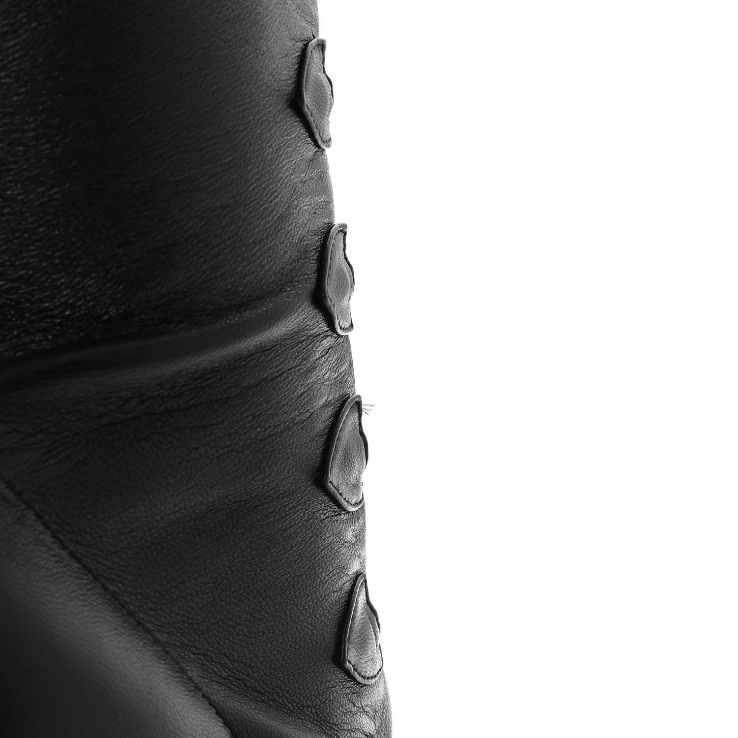 Christian Louboutin Nappa So Frenchissima 100 Knee High Boots 38.5 Black 9 of 12