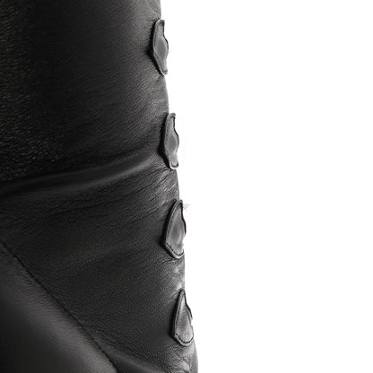 Christian Louboutin Nappa So Frenchissima 100 Knee High Boots 38.5 Black 9 of 12