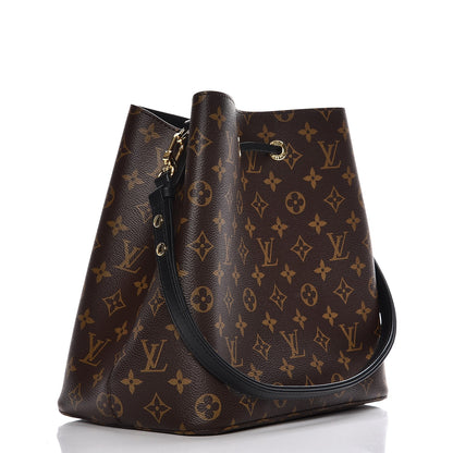 Louis Vuitton Monogram Neonoe MM Black 3 of 8