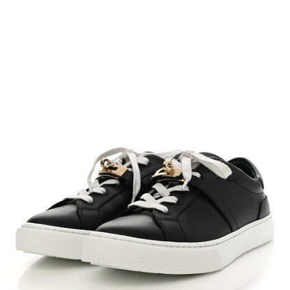 Hermes Calfskin Day Sneakers 38.5 Black 3 of 10