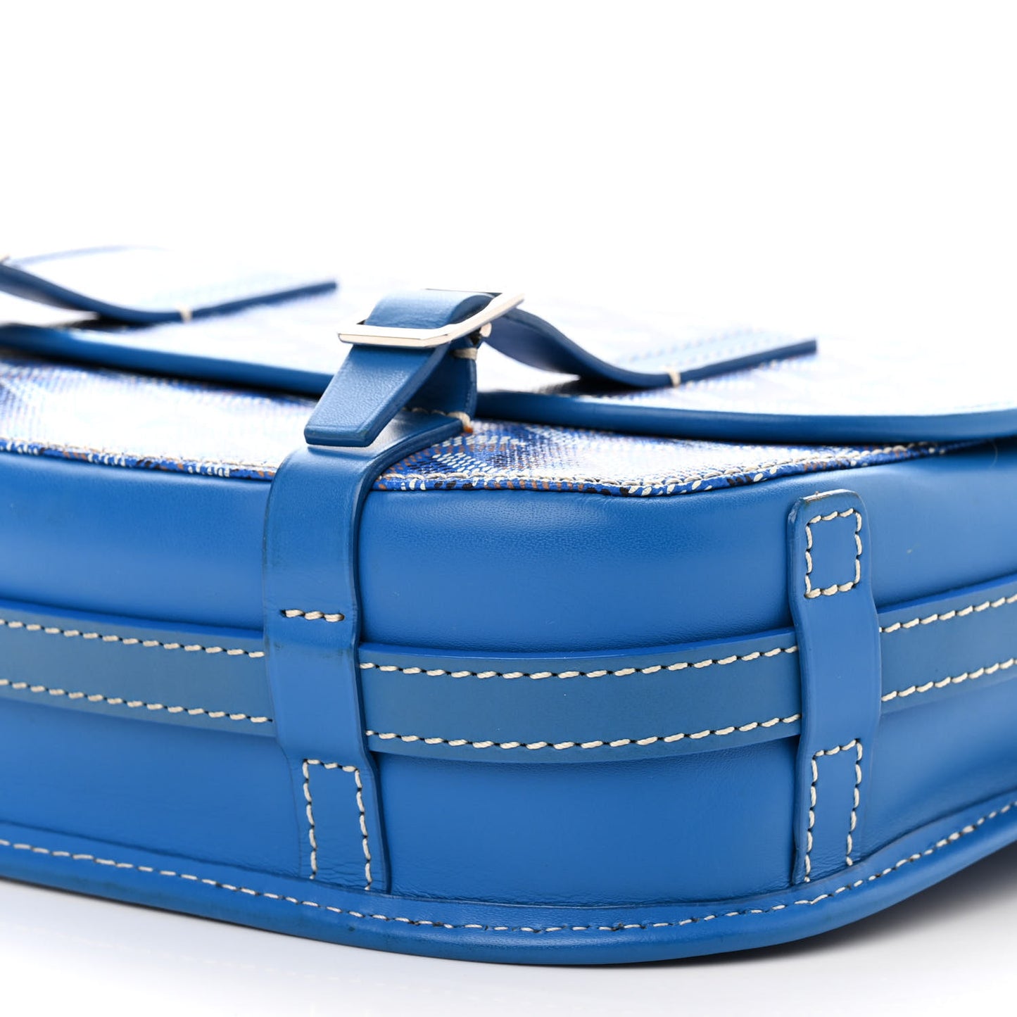 Goyardine Belvedere PM Messenger Bag Sky Blue