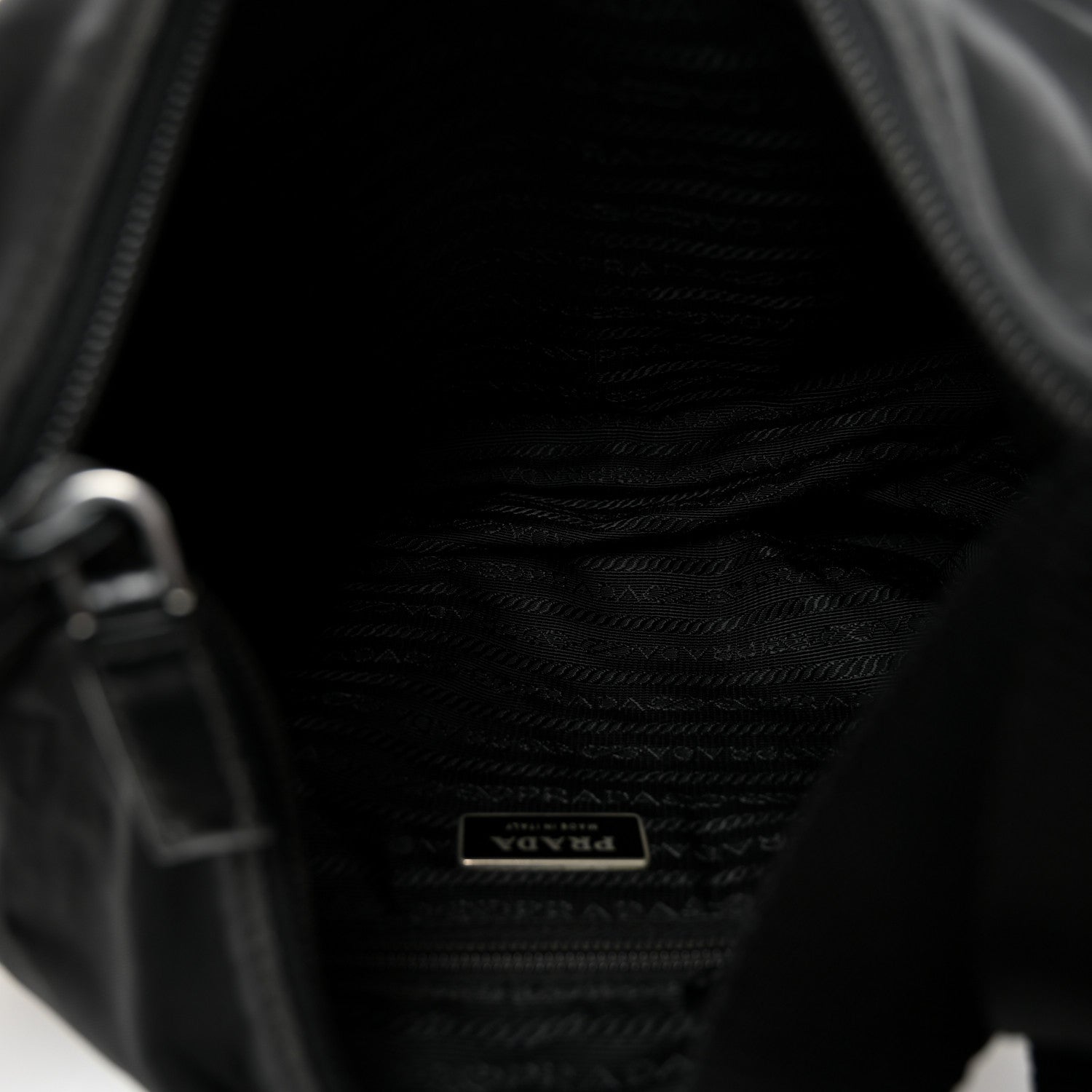 Prada Tessuto Nylon Messenger Bag Black 1774312 – FASHIONPHILE