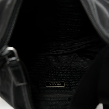 Prada Tessuto Nylon Messenger Bag Black 5 of 13