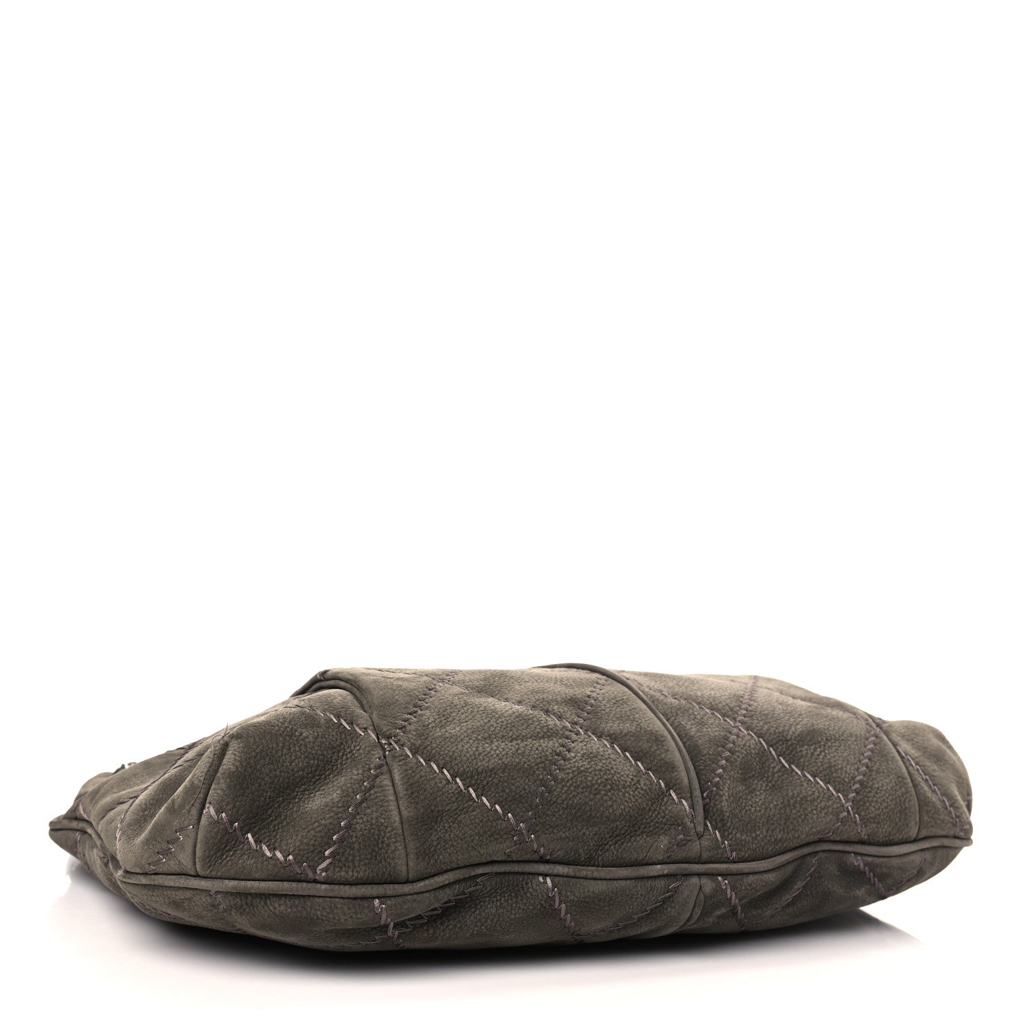 Chanel Suede Ultimate Stitch Hobo Grey 4 of 10