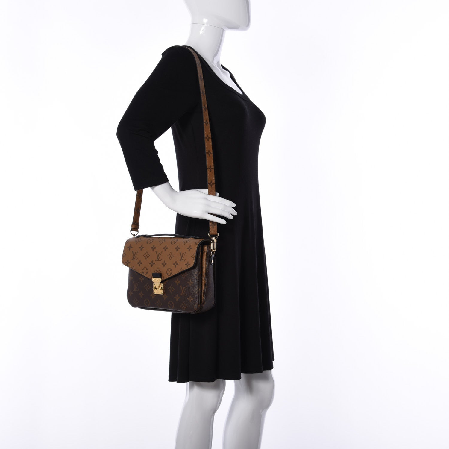 Louis Vuitton Reverse Monogram Pochette Metis 2 of 11