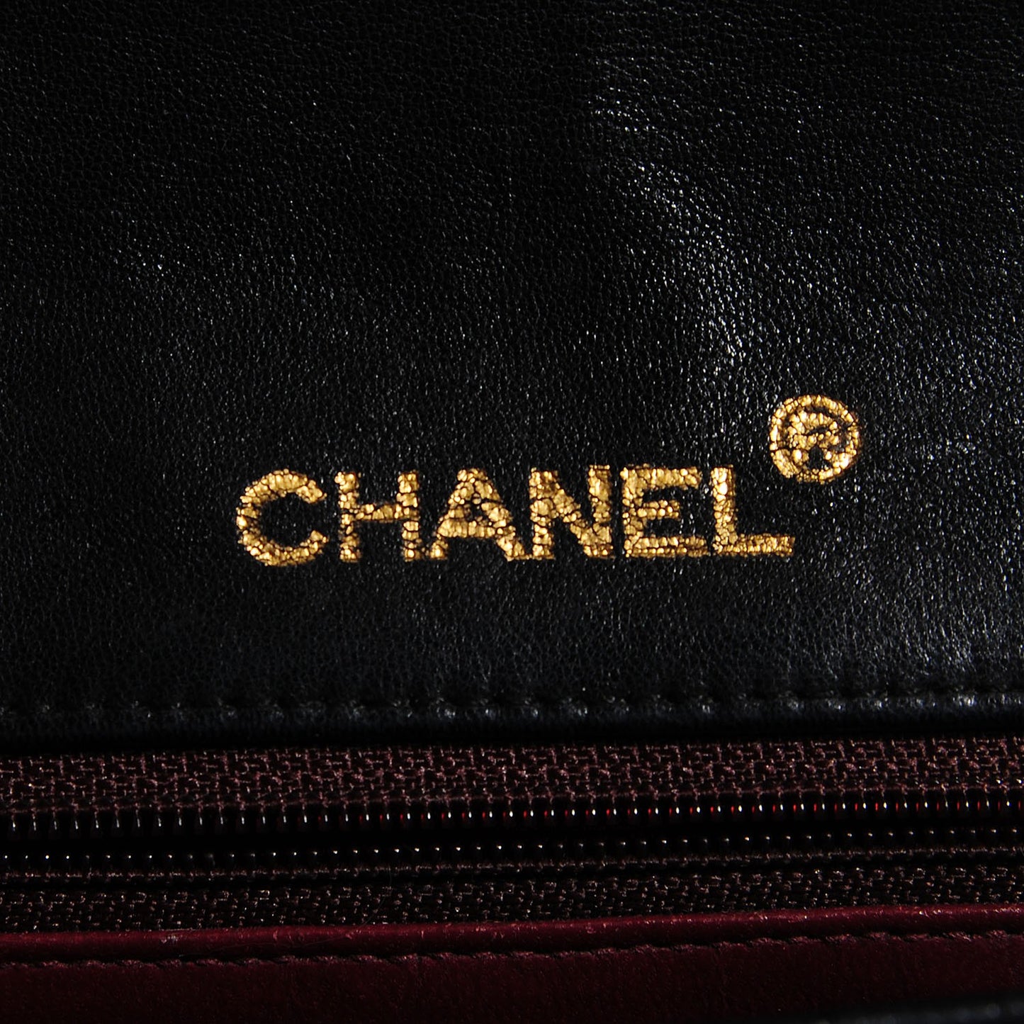 Lambskin Quilted Mini Square Flap Black
