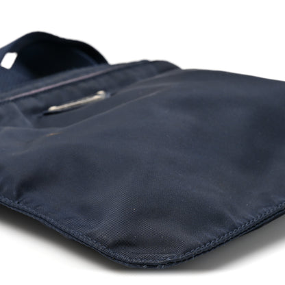 Prada Nylon Small Flat Messenger Bag Baltico 9 of 9