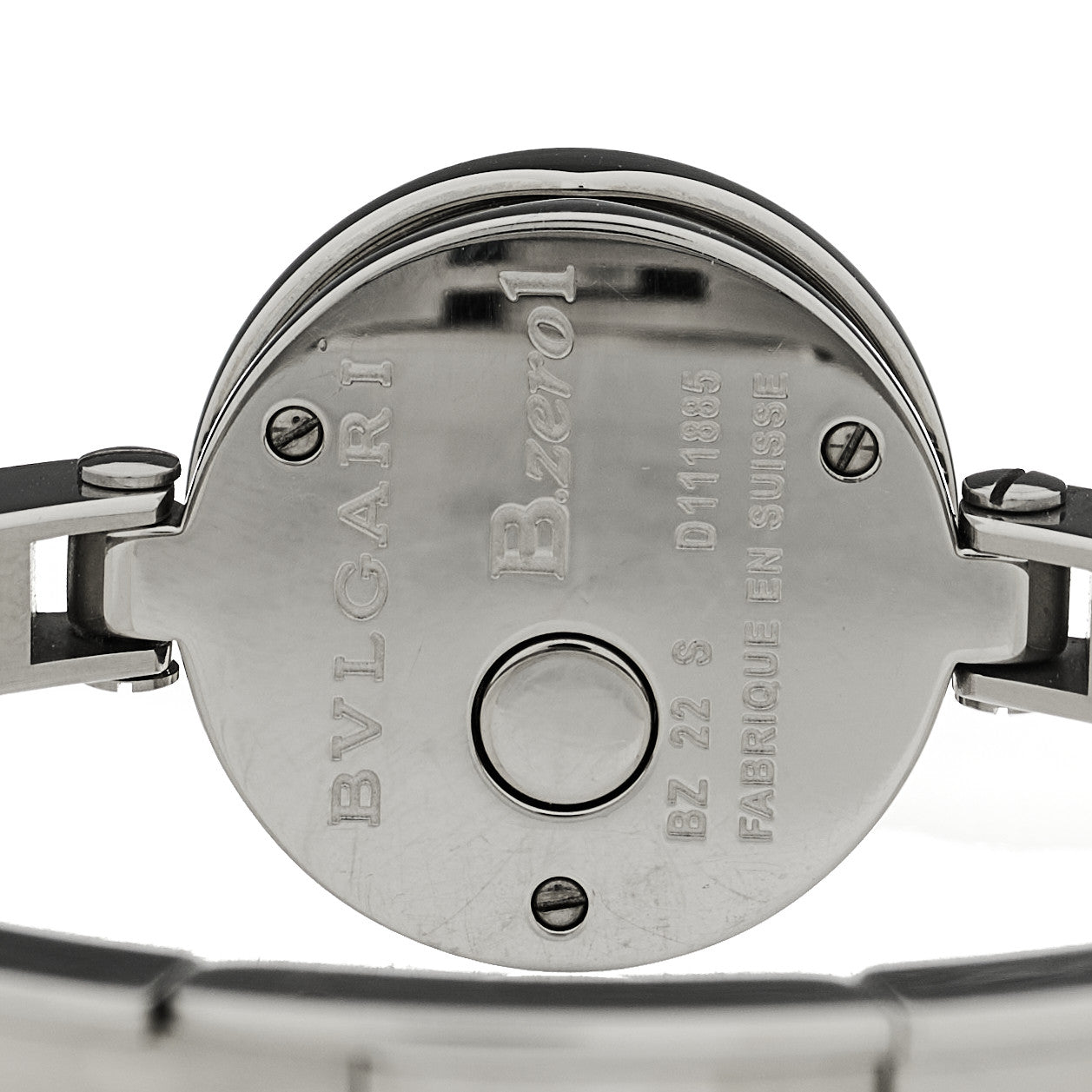 Bulgari Stainless Steel Mother of Pearl 22mm B.zero1 Quartz Watch