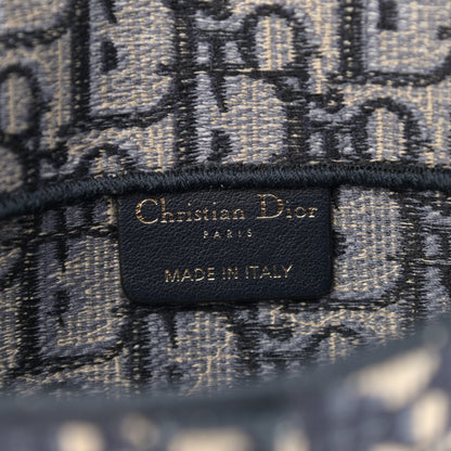 Christian Dior Oblique Slim Saddle Pouch Blue 6 of 11