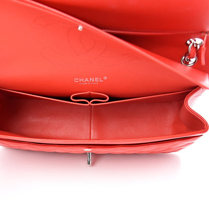 Chanel Lambskin Quilted Jumbo Double Flap Red 4 of 15