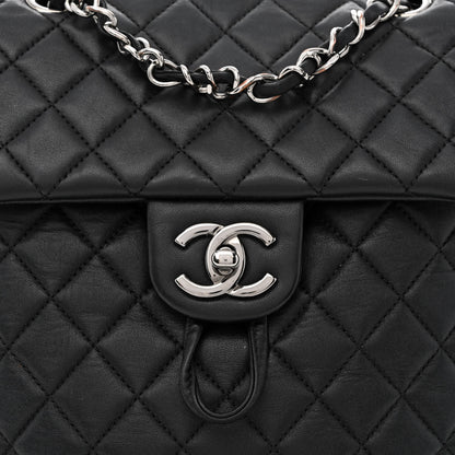 Chanel Lambskin Quilted Small Urban Spirit Backpack Black 9 of 14