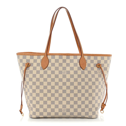 Louis Vuitton Damier Azur Neo Neverfull MM Rose Ballerine 1 of 13