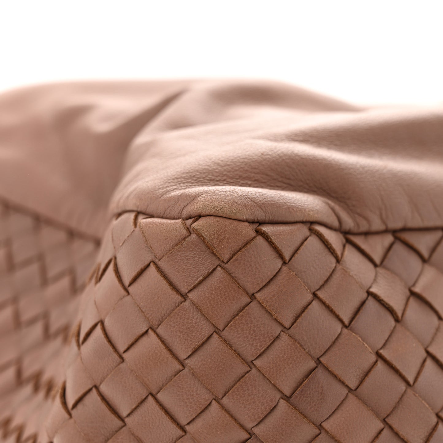 Nappa Intrecciato Large Knot Hobo Old Petra