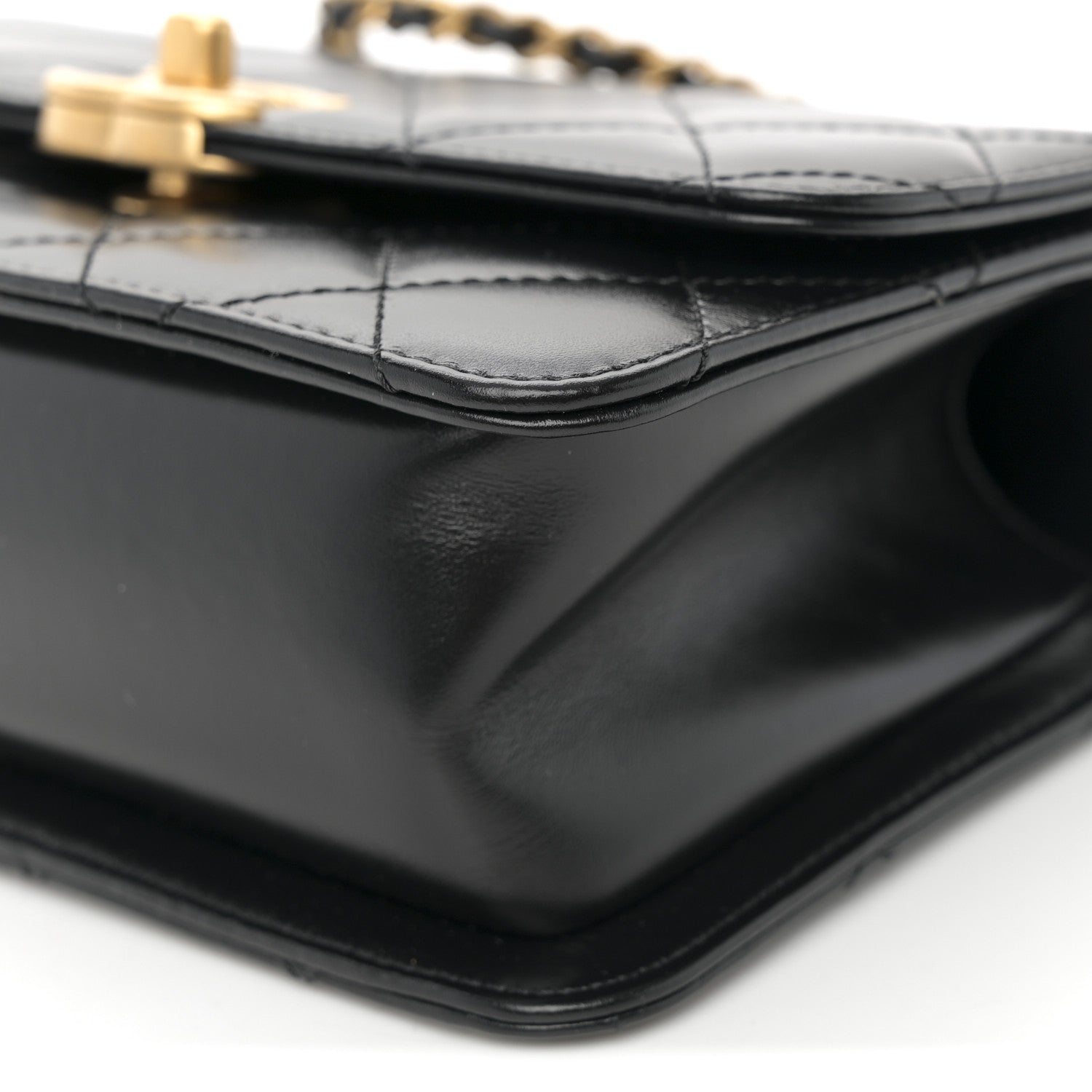 Chanel Calfskin Quilted Mini Perfect Fit Flap Black 28 of 28