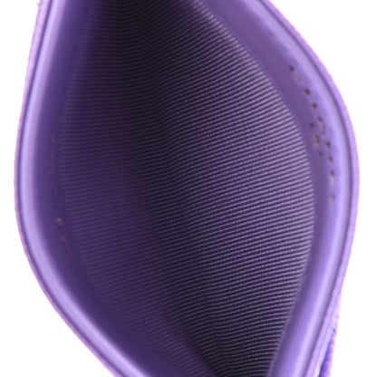Chanel Caviar Quilted Card Holder Purple 4 of 12