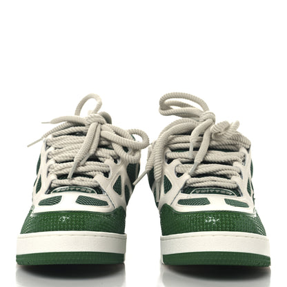 Louis Vuitton Calfskin Mesh Mens LV Skate Sneaker 7 Green 3 of 8