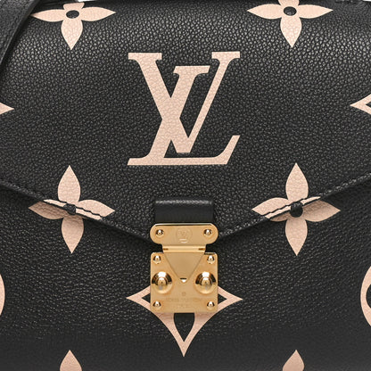 Louis Vuitton Empreinte Monogram Giant Pochette Metis Black Beige 7 of 9