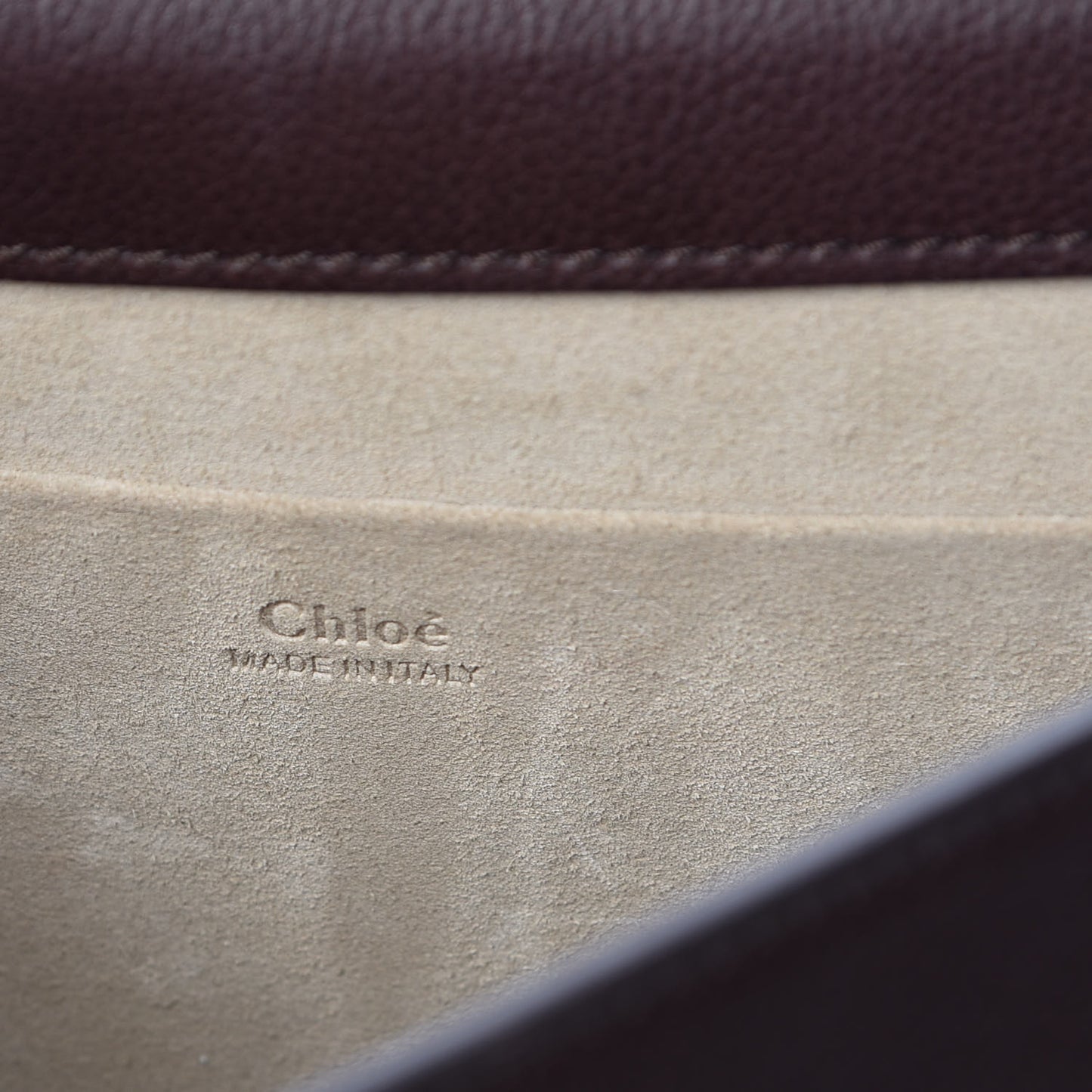 Calfskin Suede Medium Nile Bracelet Bag Carbon Brown
