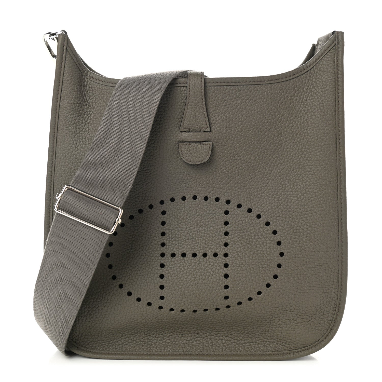 Hermes Taurillon Clemence Evelyne III PM Etain 1 of 11