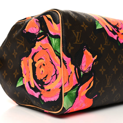 Louis Vuitton Monogram Roses Speedy 30 9 of 11