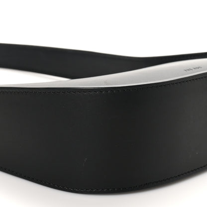 The Row Smooth Calfskin Half Moon Shoulder Bag Black 8 of 9