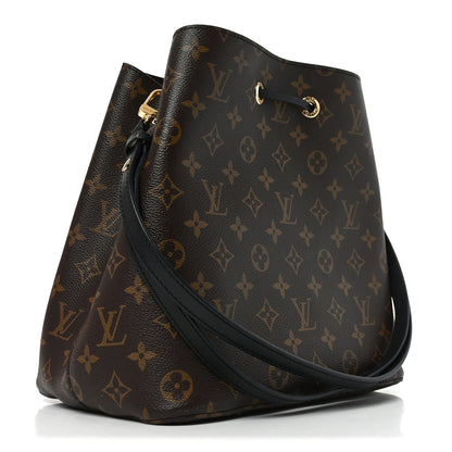 Louis Vuitton Monogram Neonoe MM Black 3 of 9