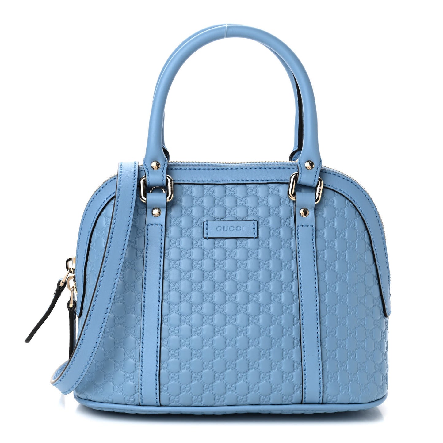 Microguccissima Mini Dome Bag Mineral Blue