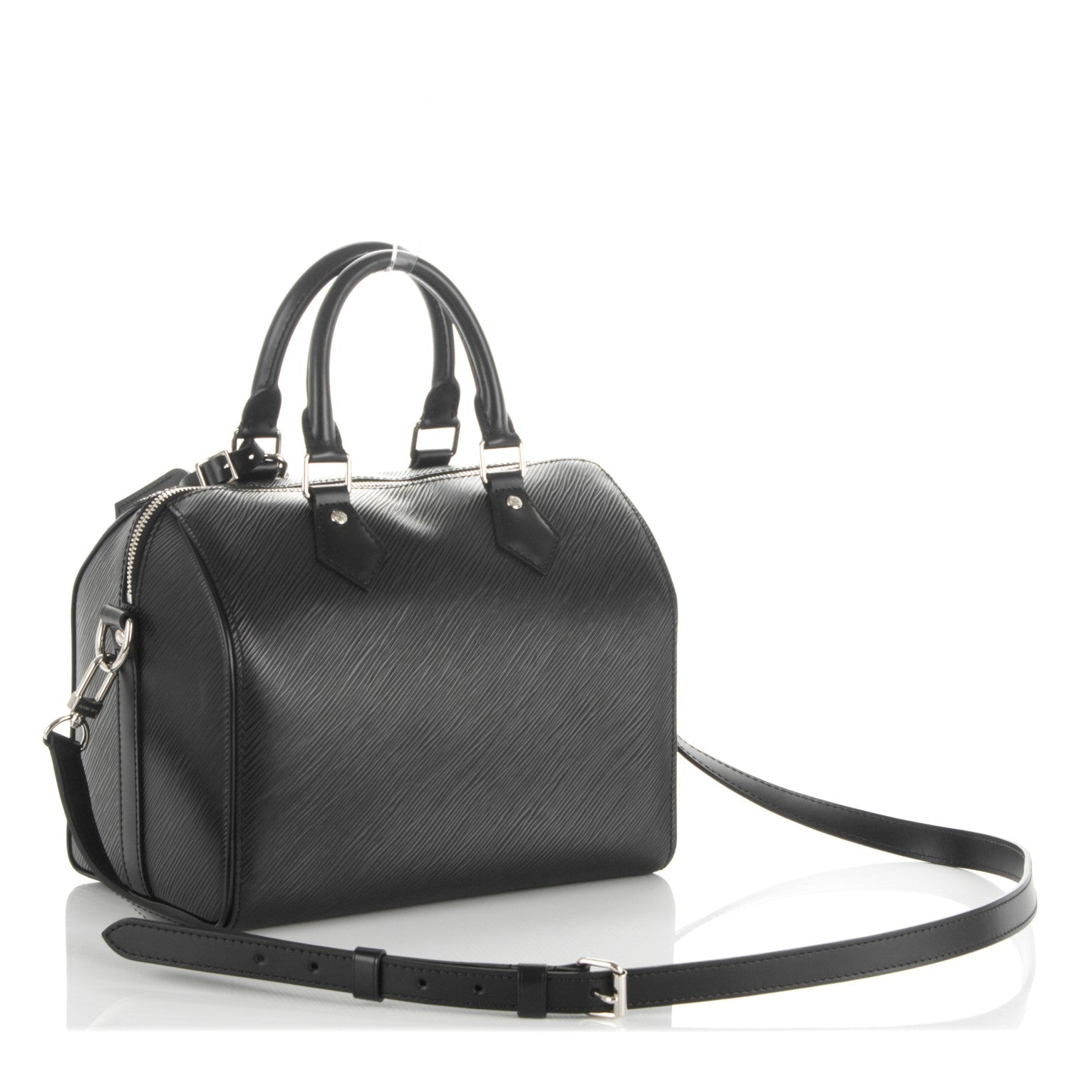 Louis Vuitton Epi Speedy Bandouliere 25 Black 4 of 6