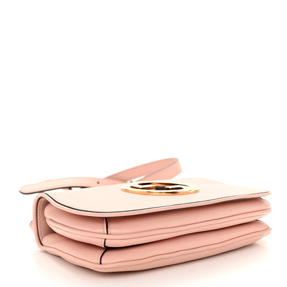Gucci Roxy Calfskin Web Mini Blondie Shoulder Bag Powder Pink 4 of 10