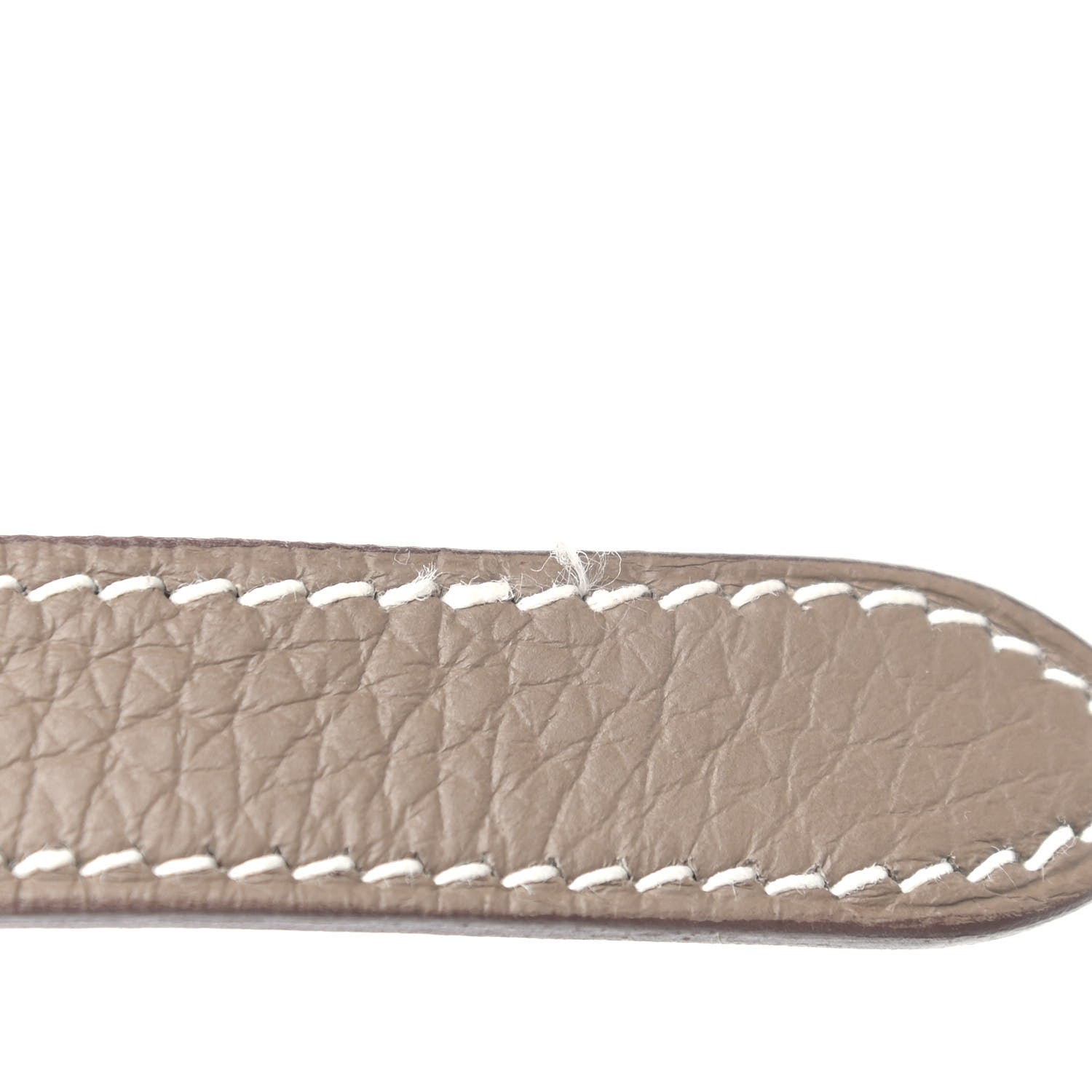 Hermes Taurillon Clemence Halzan 31 GM Etoupe 7 of 9