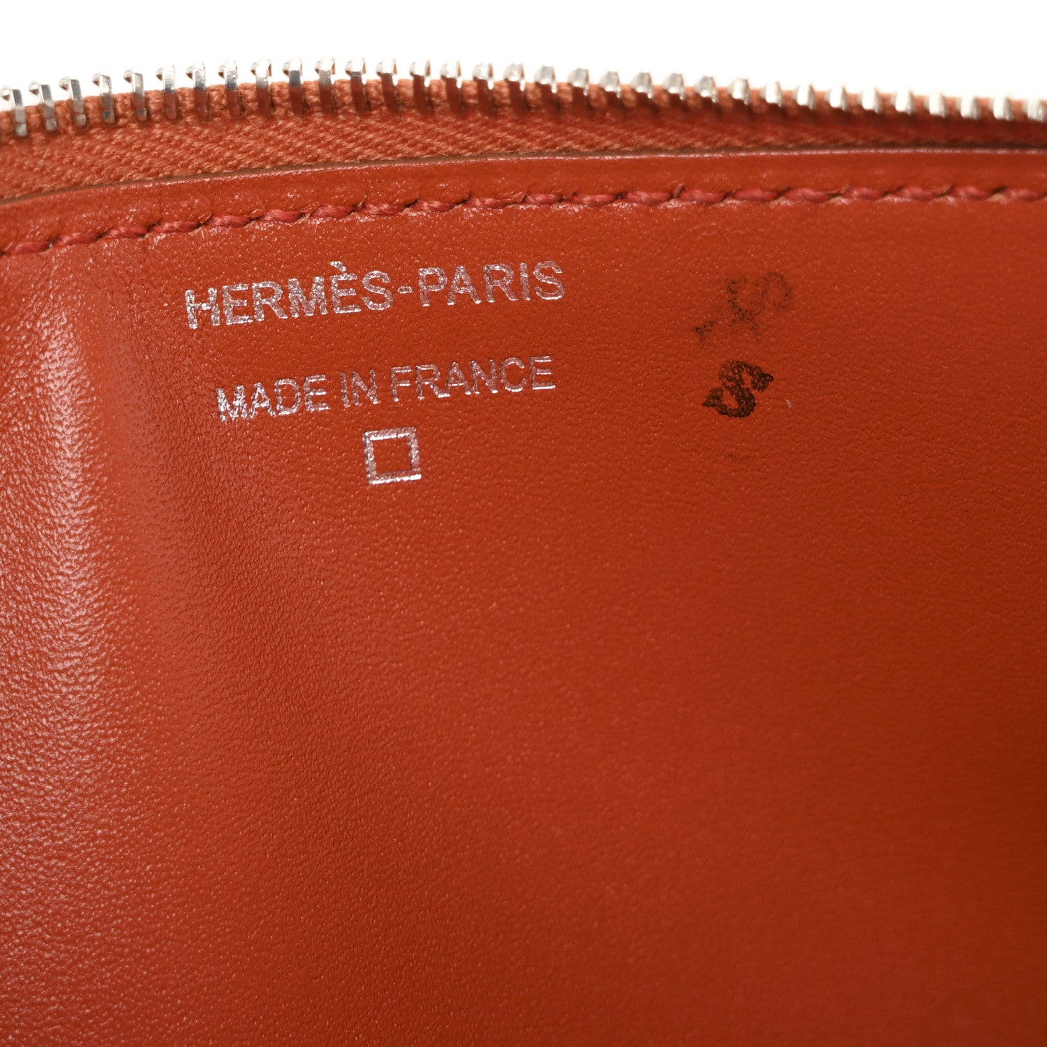 Hermes Matte Alligator Tadelakt Passant Long Wallet Terre Battue Cuivre 7 of 10