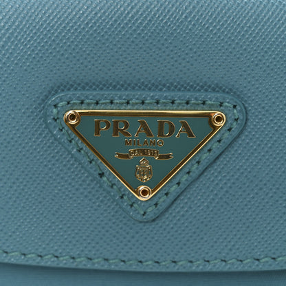 Prada Tessuto Nylon Saffiano Crossbody Bag Turchese 11 of 13