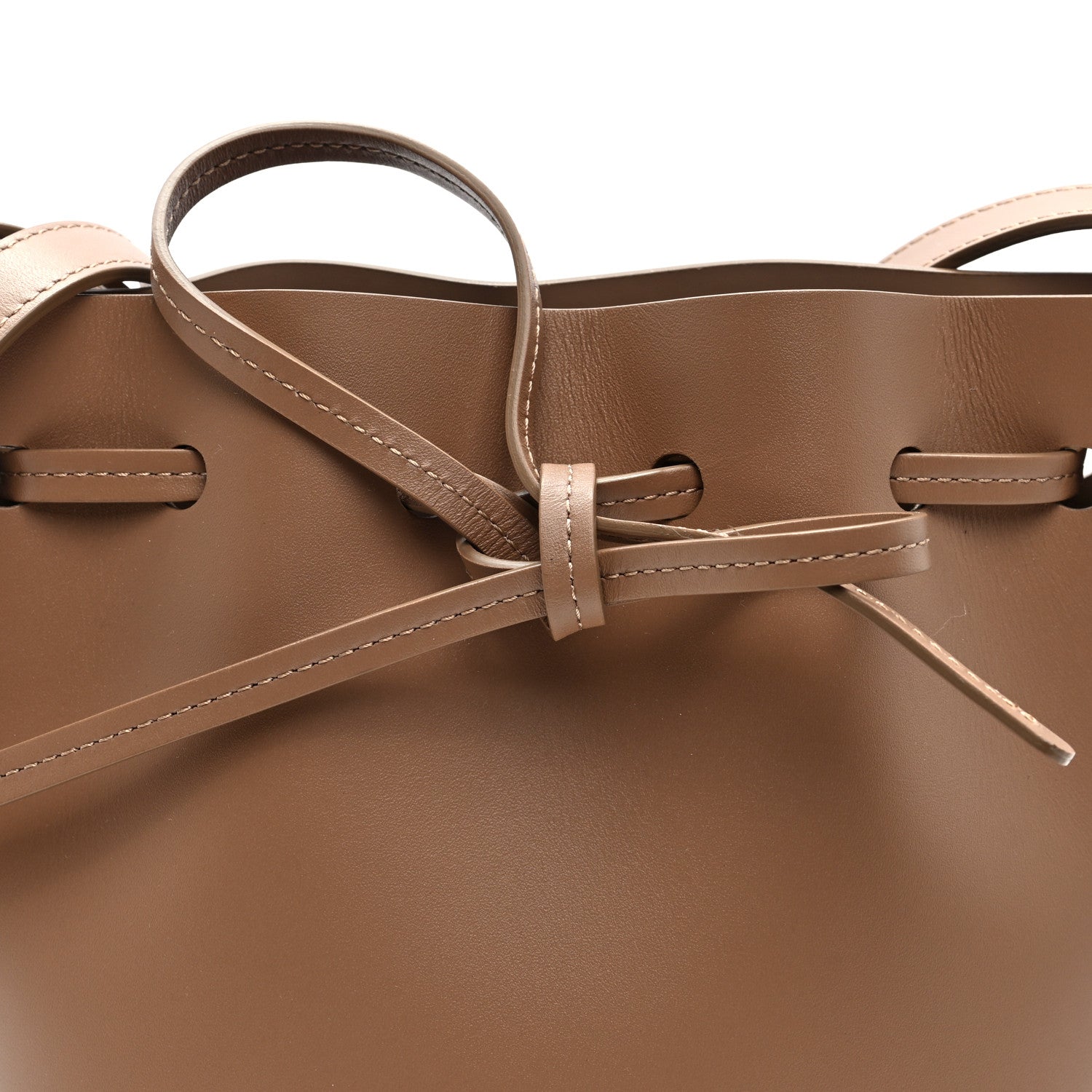 Mansur Gavriel Calfskin Mini Mini Bucket Bag Biscotto 7 of 9