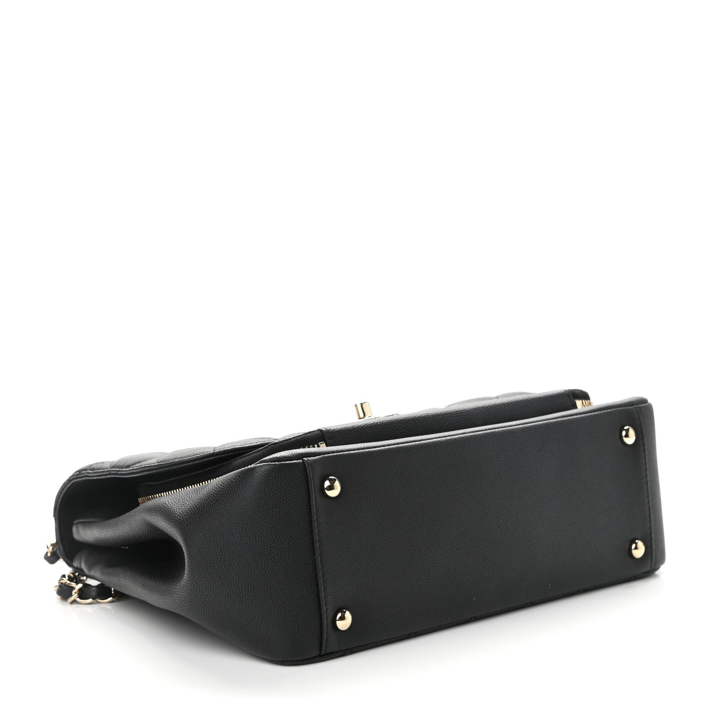Caviar Quilted Large Business Affinity Flap Black